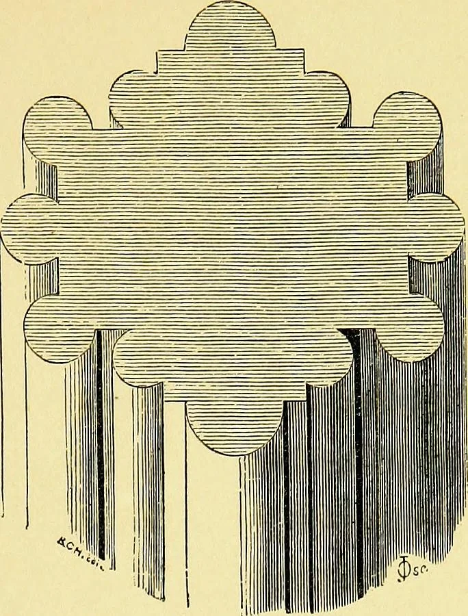 An illustration from A glossary of terms used in Grecian, Roman, Italian, and Gothic architecture, 1845, leaf 250