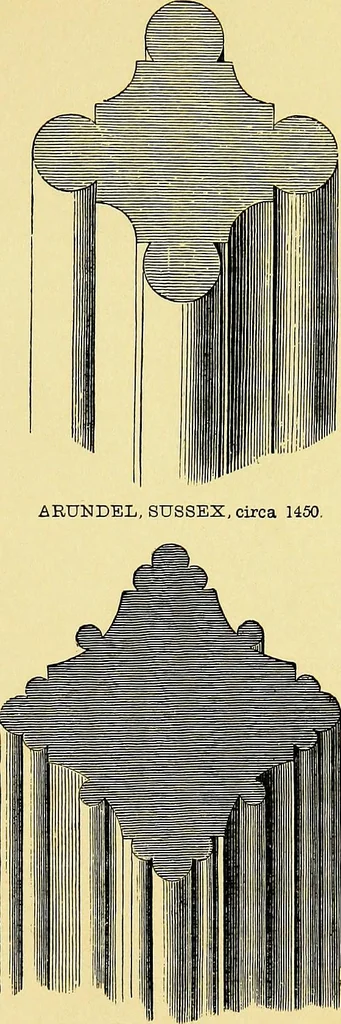 An illustration from A glossary of terms used in Grecian, Roman, Italian, and Gothic architecture, 1845, leaf 254