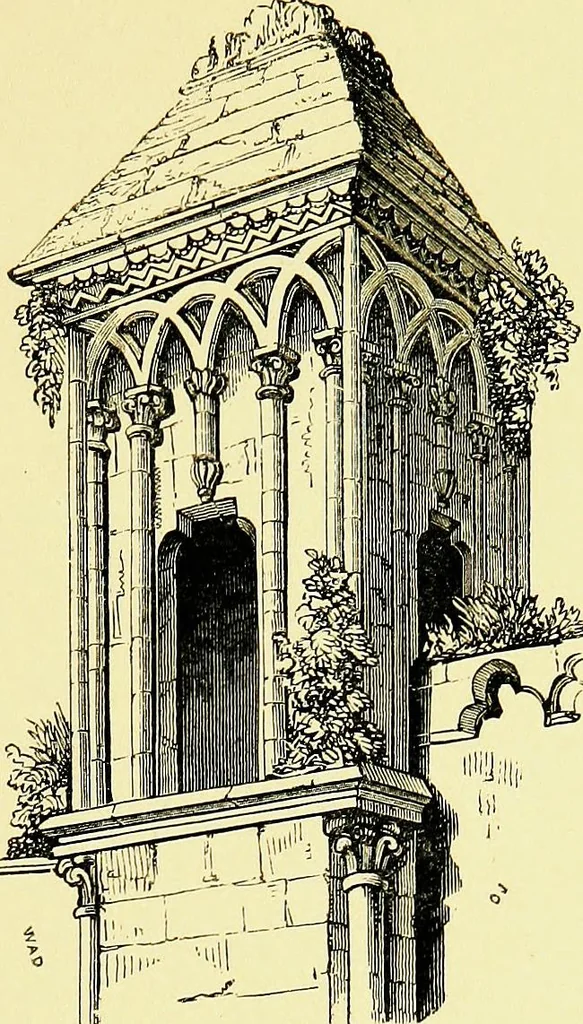 An illustration from A glossary of terms used in Grecian, Roman, Italian, and Gothic architecture, 1845, leaf 320