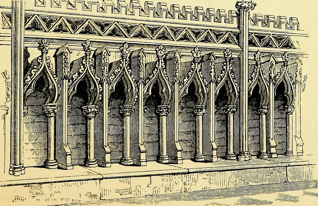 An illustration from A glossary of terms used in Grecian, Roman, Italian, and Gothic architecture, 1845, leaf 46