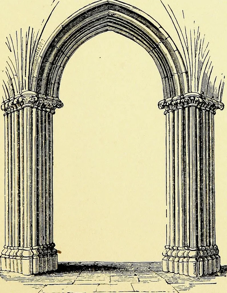 An illustration from A glossary of terms used in Grecian, Roman, Italian, and Gothic architecture, 1845, leaf 54
