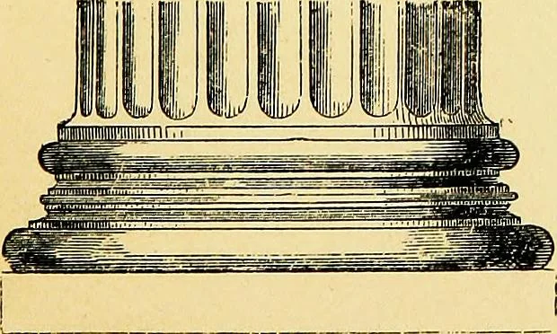 An illustration from A glossary of terms used in Grecian, Roman, Italian, and Gothic architecture, 1845, leaf 58