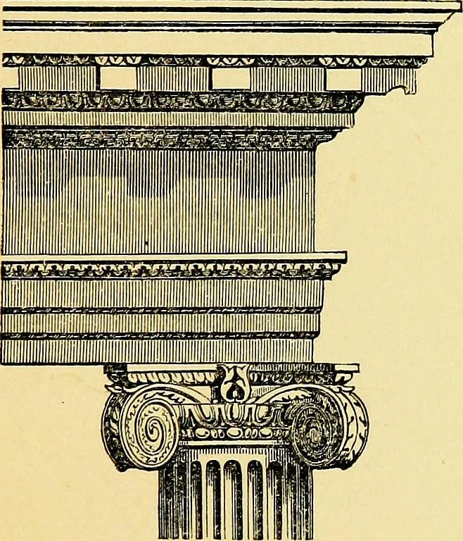 An illustration from A glossary of terms used in Grecian, Roman, Italian, and Gothic architecture, 1845, leaf 88