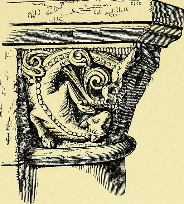 An illustration from A glossary of terms used in Grecian, Roman, Italian, and Gothic architecture, 1845, leaf 90