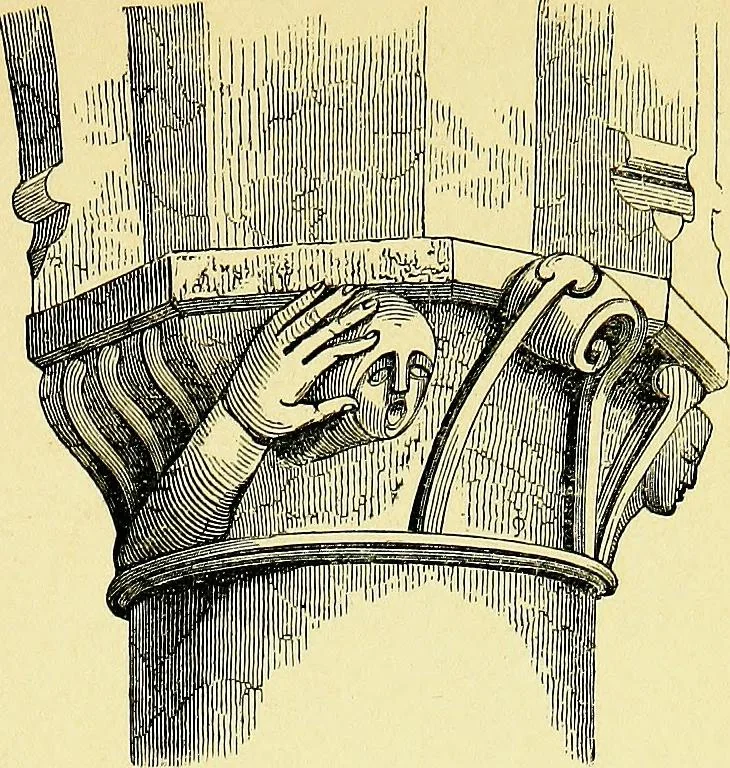 An illustration from A glossary of terms used in Grecian, Roman, Italian, and Gothic architecture, 1845, leaf 92