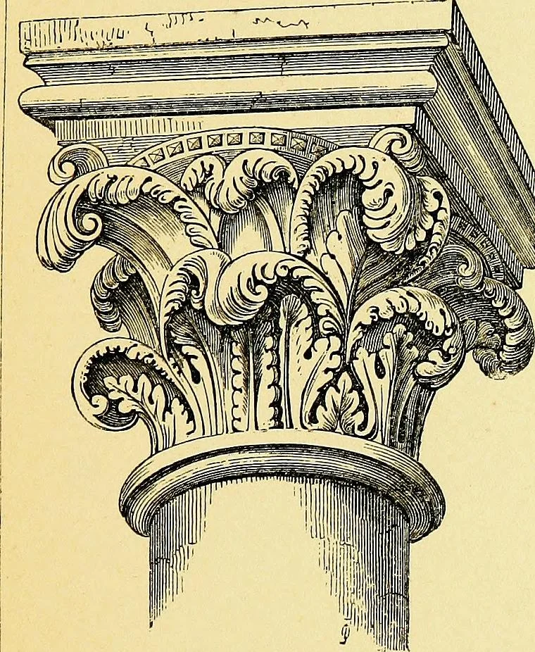 An illustration from A glossary of terms used in Grecian, Roman, Italian, and Gothic architecture, 1845, leaf 92