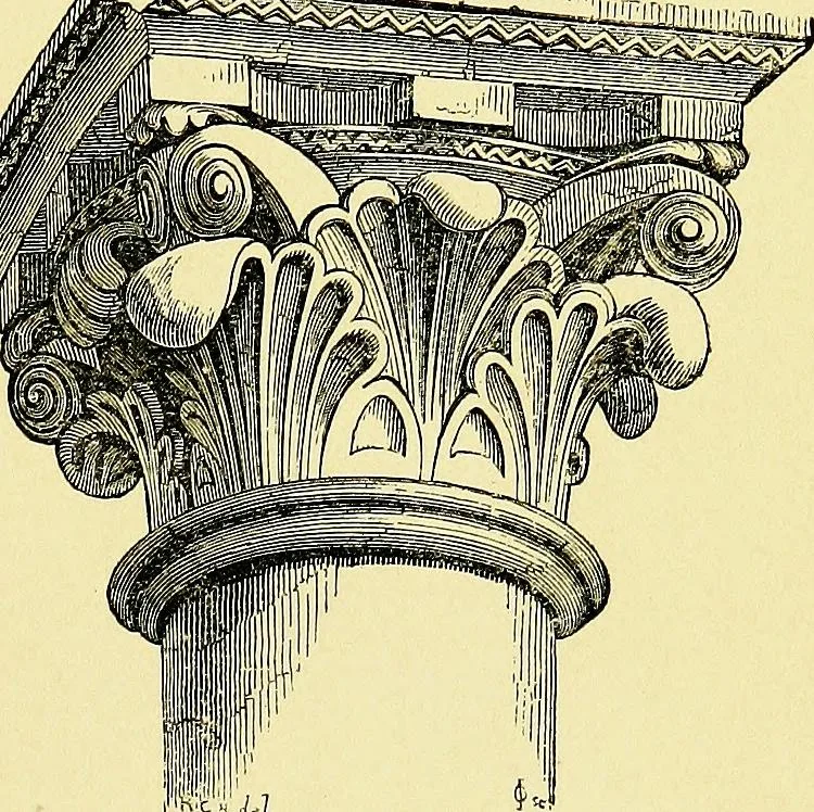 An illustration from A glossary of terms used in Grecian, Roman, Italian, and Gothic architecture, 1845, leaf 92