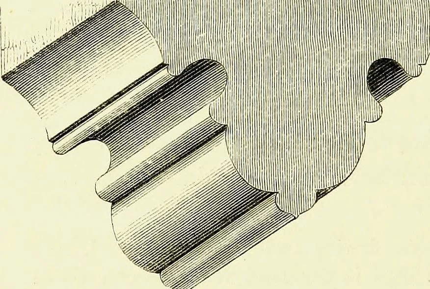 An illustration from A companion to the fourth edition of A glossary of terms used in Grecian, Roman, Italian, and Gothic architecture, 1846, leaf 128