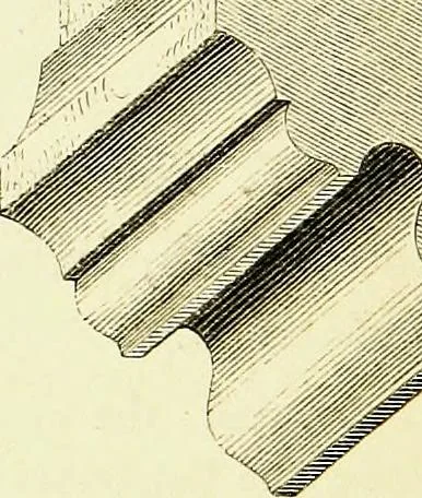 An illustration from A companion to the fourth edition of A glossary of terms used in Grecian, Roman, Italian, and Gothic architecture, 1846, leaf 128