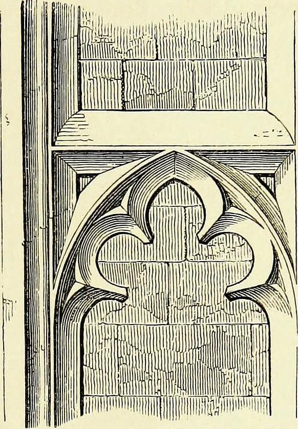 An illustration from A companion to the fourth edition of A glossary of terms used in Grecian, Roman, Italian, and Gothic architecture, 1846, leaf 143