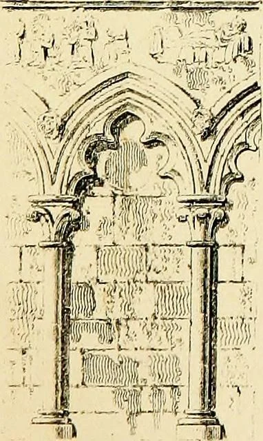 An illustration from A companion to the fourth edition of A glossary of terms used in Grecian, Roman, Italian, and Gothic architecture, 1846, leaf 215
