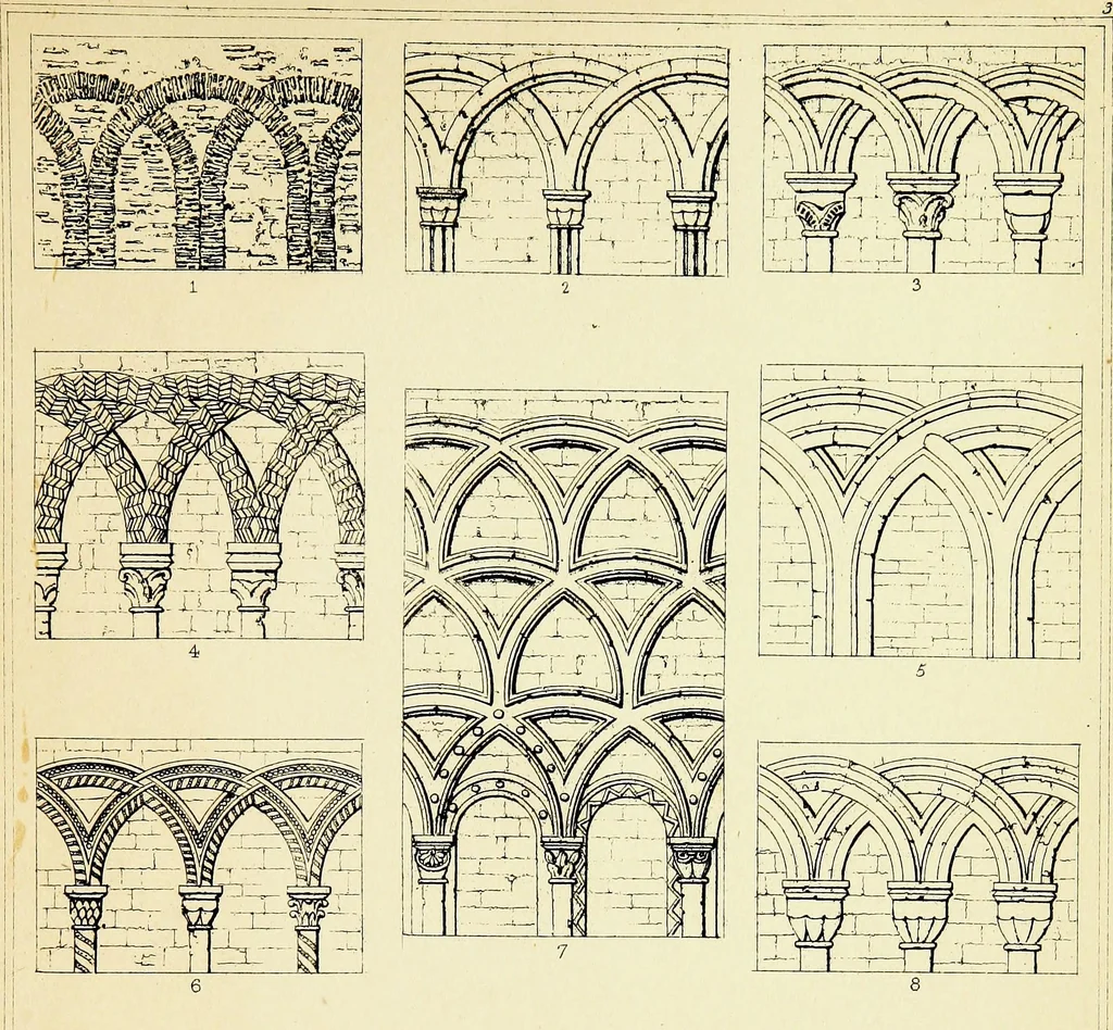 An illustration from A companion to the fourth edition of A glossary of terms used in Grecian, Roman, Italian, and Gothic architecture, 1846, leaf 217