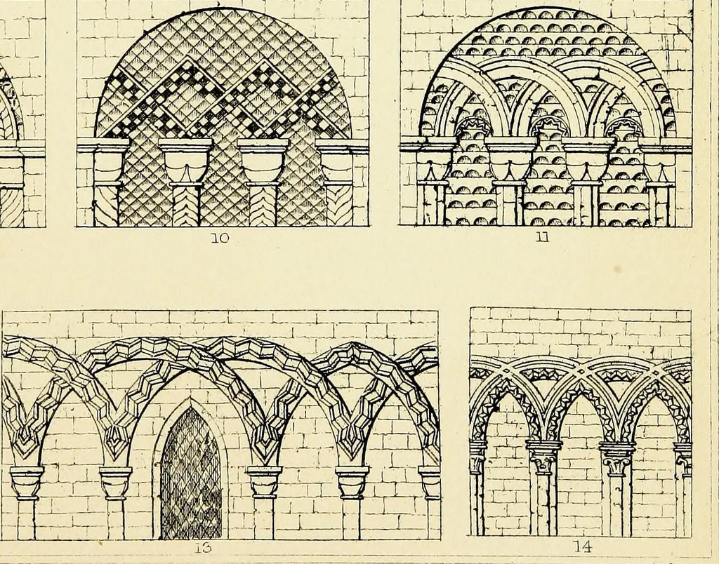 An illustration from A companion to the fourth edition of A glossary of terms used in Grecian, Roman, Italian, and Gothic architecture, 1846, leaf 217
