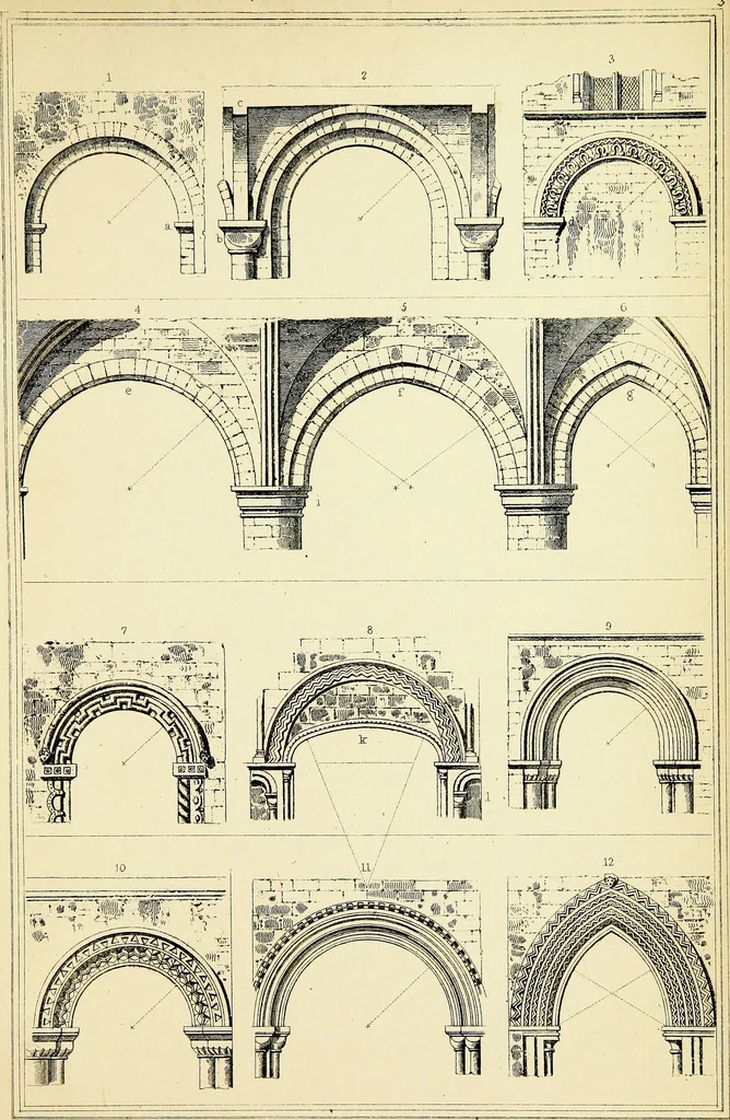 An illustration from A companion to the fourth edition of A glossary of terms used in Grecian, Roman, Italian, and Gothic architecture, 1846, leaf 221