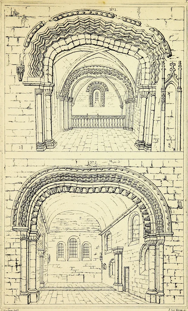 An illustration from A companion to the fourth edition of A glossary of terms used in Grecian, Roman, Italian, and Gothic architecture, 1846, leaf 225