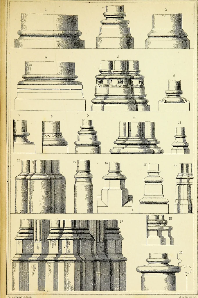 An illustration from A companion to the fourth edition of A glossary of terms used in Grecian, Roman, Italian, and Gothic architecture, 1846, leaf 227