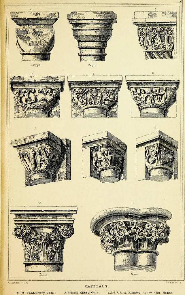 An illustration from A companion to the fourth edition of A glossary of terms used in Grecian, Roman, Italian, and Gothic architecture, 1846, leaf 241