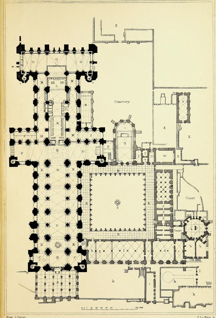 An illustration from A companion to the fourth edition of A glossary of terms used in Grecian, Roman, Italian, and Gothic architecture, 1846, leaf 245