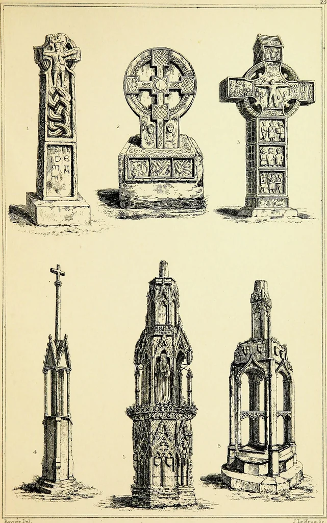 An illustration from A companion to the fourth edition of A glossary of terms used in Grecian, Roman, Italian, and Gothic architecture, 1846, leaf 261