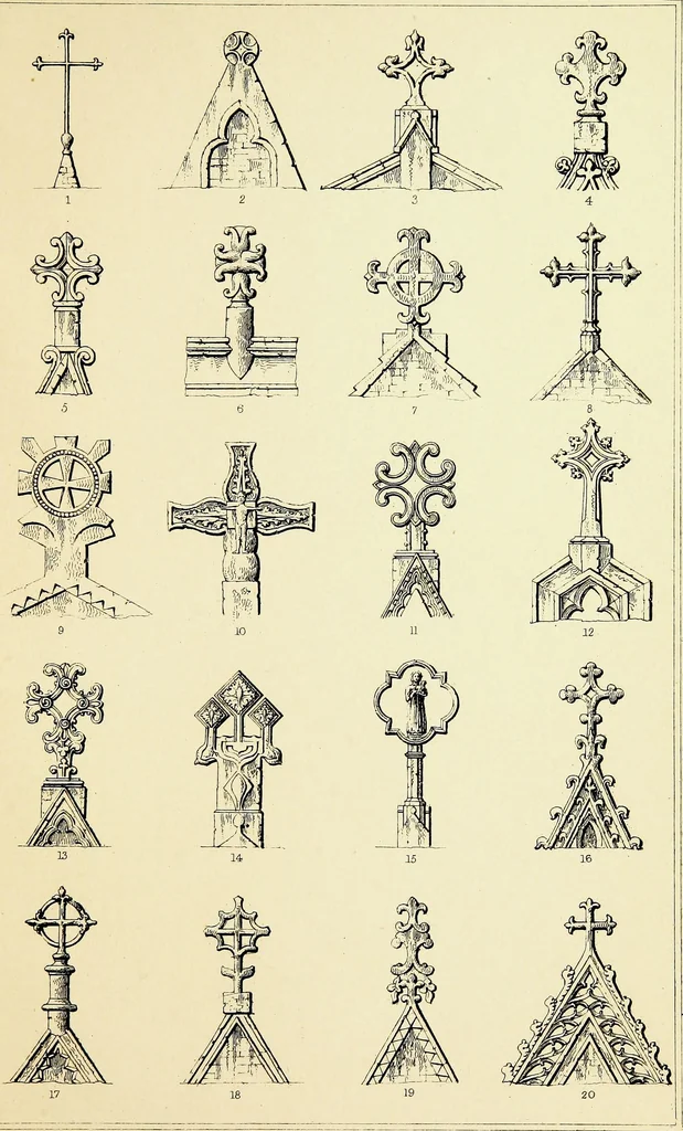An illustration from A companion to the fourth edition of A glossary of terms used in Grecian, Roman, Italian, and Gothic architecture, 1846, leaf 265
