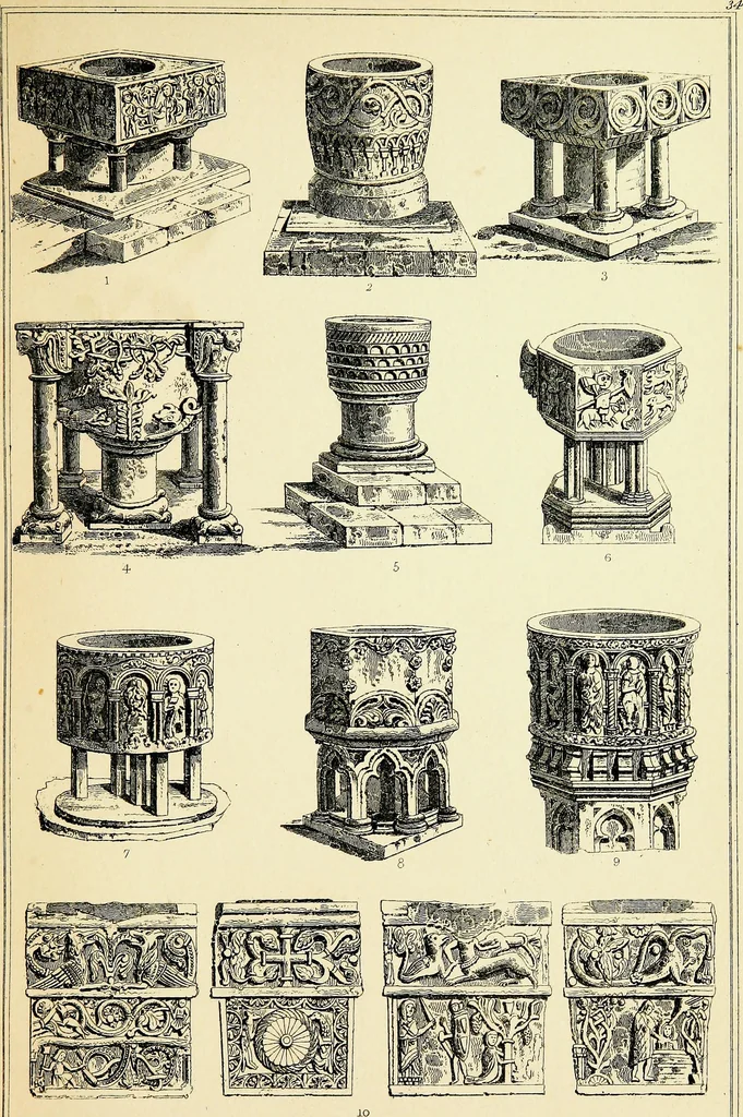 An illustration from A companion to the fourth edition of A glossary of terms used in Grecian, Roman, Italian, and Gothic architecture, 1846, leaf 279