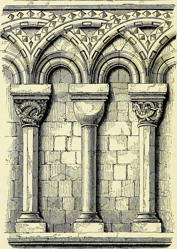 An illustration from A companion to the fourth edition of A glossary of terms used in Grecian, Roman, Italian, and Gothic architecture, 1846, leaf 60