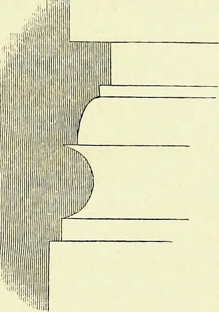 An illustration from A companion to the fourth edition of A glossary of terms used in Grecian, Roman, Italian, and Gothic architecture, 1846, leaf 73