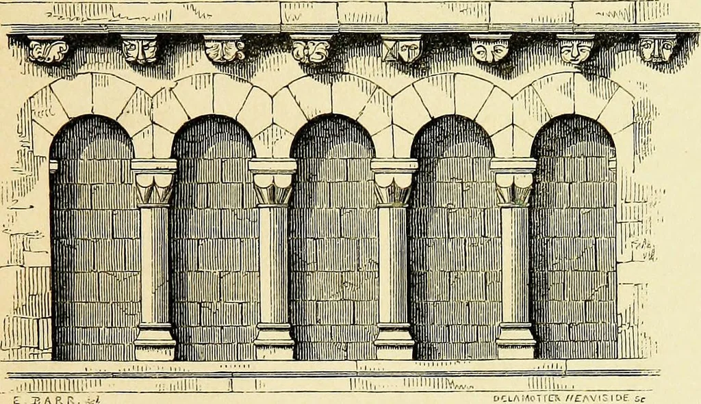 An illustration from A companion to the fourth edition of A glossary of terms used in Grecian, Roman, Italian, and Gothic architecture, 1846, leaf 77