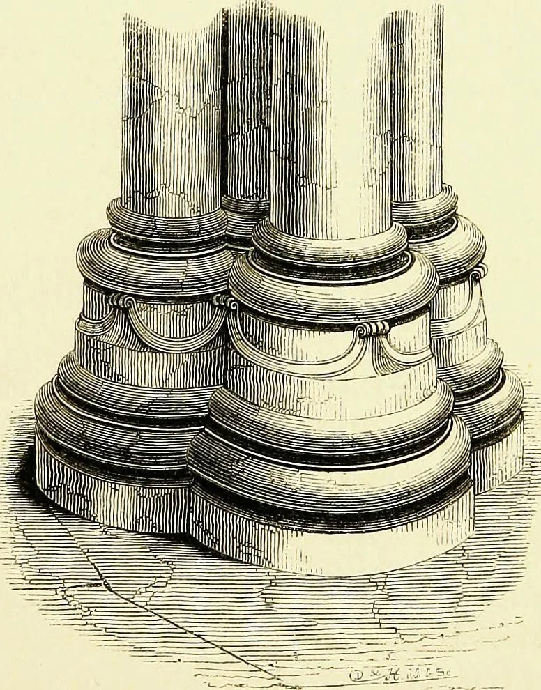 An illustration from A companion to the fourth edition of A glossary of terms used in Grecian, Roman, Italian, and Gothic architecture, 1846, leaf 83