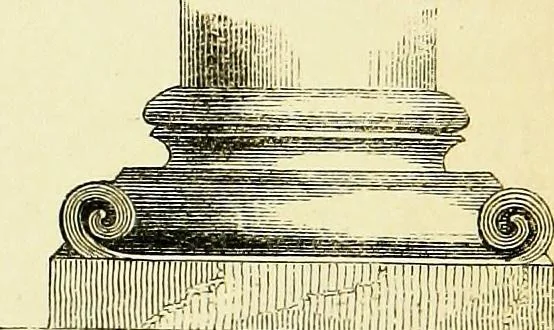 An illustration from A companion to the fourth edition of A glossary of terms used in Grecian, Roman, Italian, and Gothic architecture, 1846, leaf 84