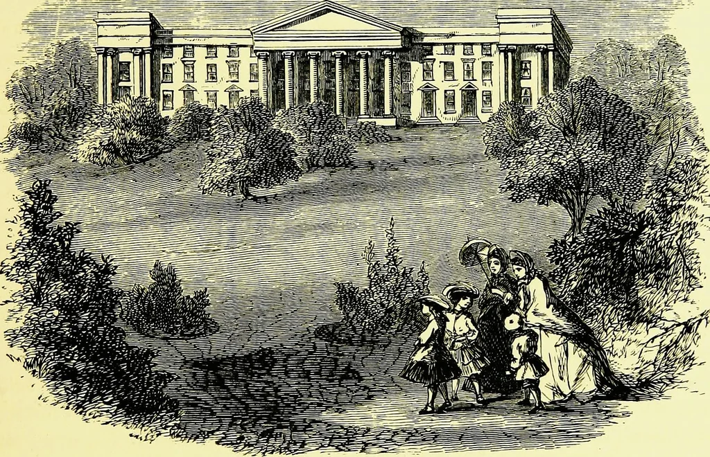An illustration from A book of memories of great men and women of the age, from personal acquaintance, 1877, leaf 105