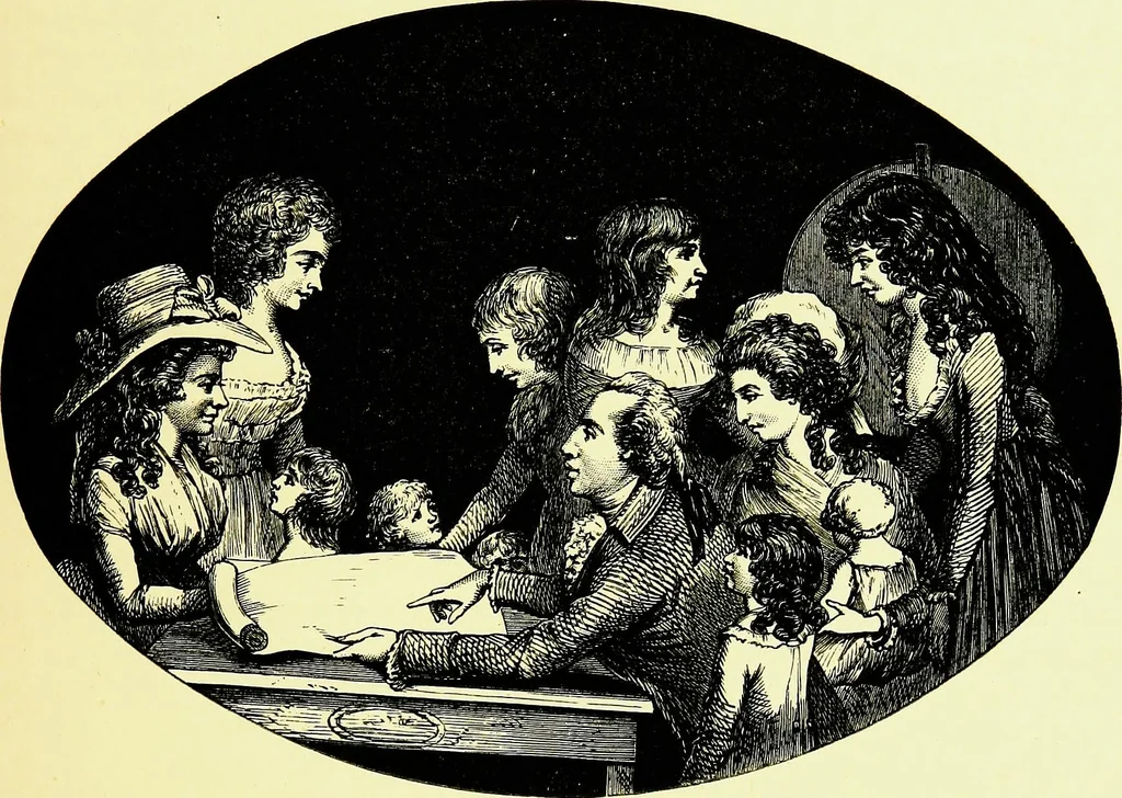 An illustration from A book of memories of great men and women of the age, from personal acquaintance, 1877, leaf 127