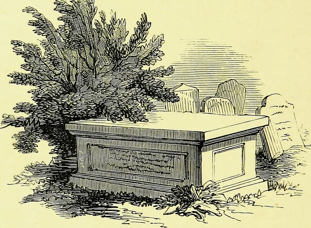 An illustration from A book of memories of great men and women of the age, from personal acquaintance, 1877, leaf 148