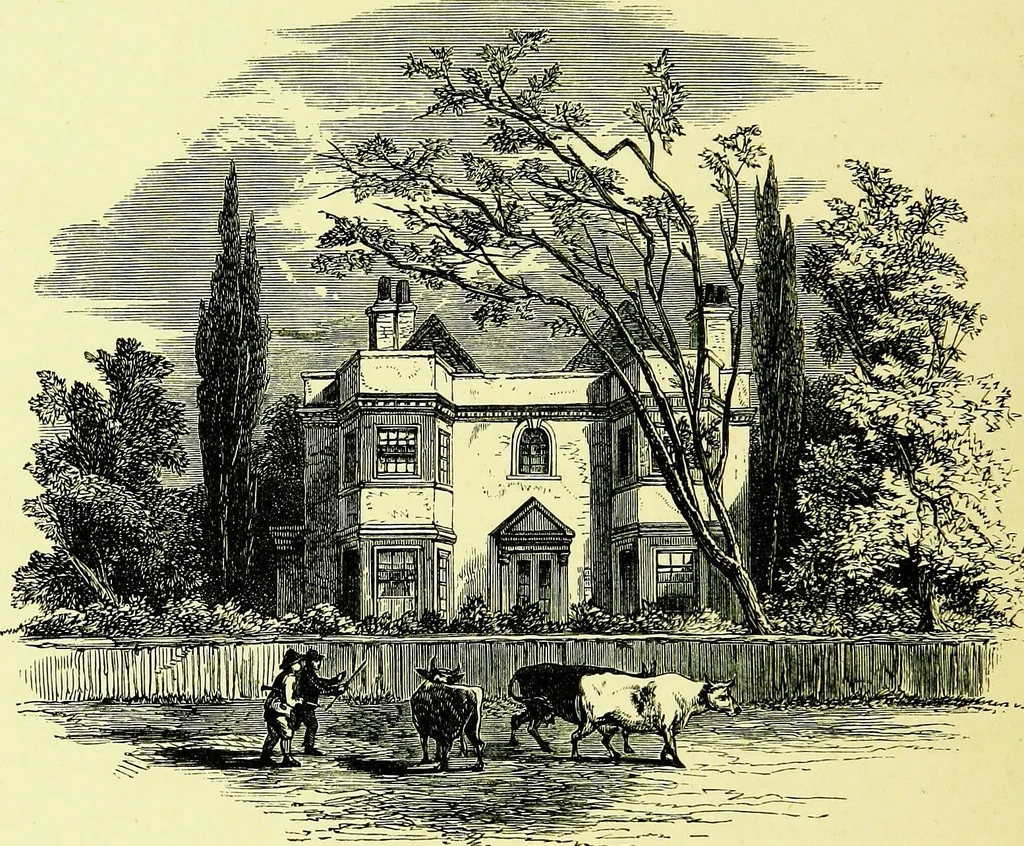 An illustration from A book of memories of great men and women of the age, from personal acquaintance, 1877, leaf 156