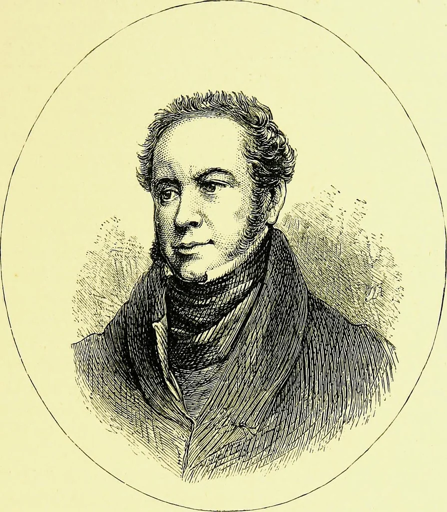 An illustration from A book of memories of great men and women of the age, from personal acquaintance, 1877, leaf 165