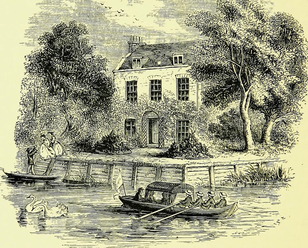 An illustration from A book of memories of great men and women of the age, from personal acquaintance, 1877, leaf 170