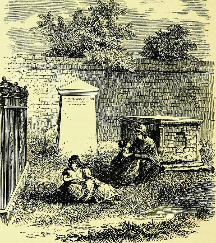 An illustration from A book of memories of great men and women of the age, from personal acquaintance, 1877, leaf 182