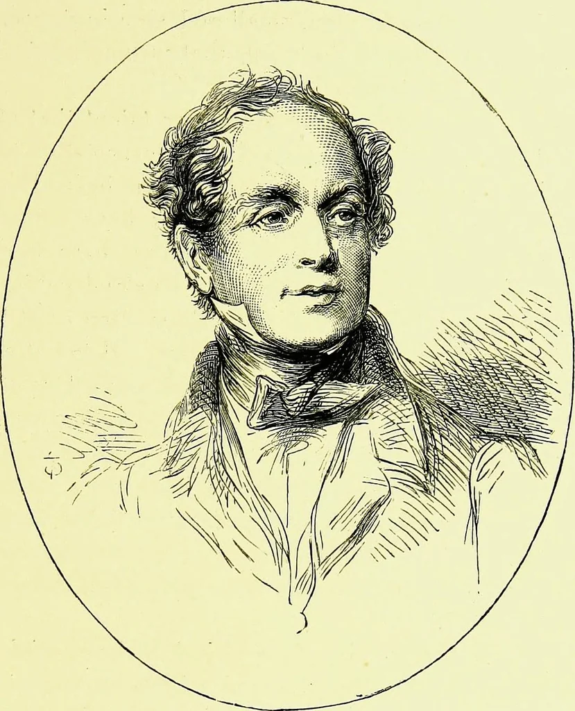An illustration from A book of memories of great men and women of the age, from personal acquaintance, 1877, leaf 19