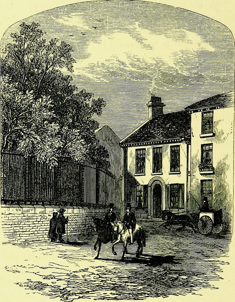 An illustration from A book of memories of great men and women of the age, from personal acquaintance, 1877, leaf 194