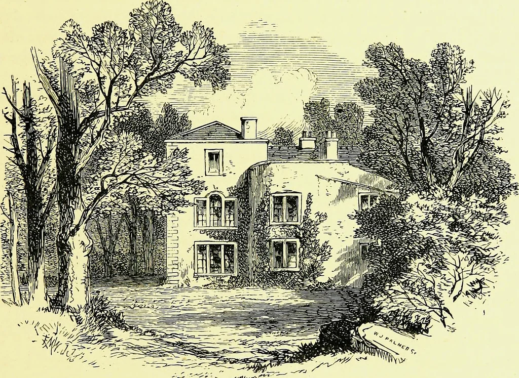 An illustration from A book of memories of great men and women of the age, from personal acquaintance, 1877, leaf 207