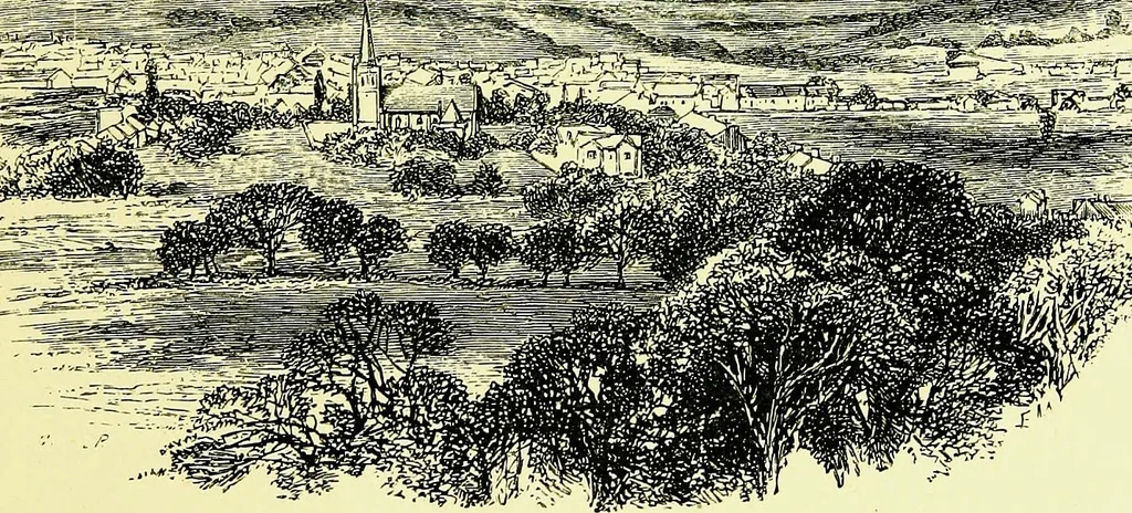 An illustration from A book of memories of great men and women of the age, from personal acquaintance, 1877, leaf 219
