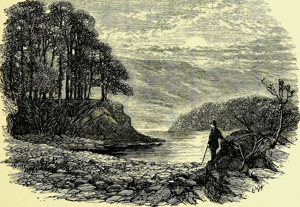 An illustration from A book of memories of great men and women of the age, from personal acquaintance, 1877, leaf 223