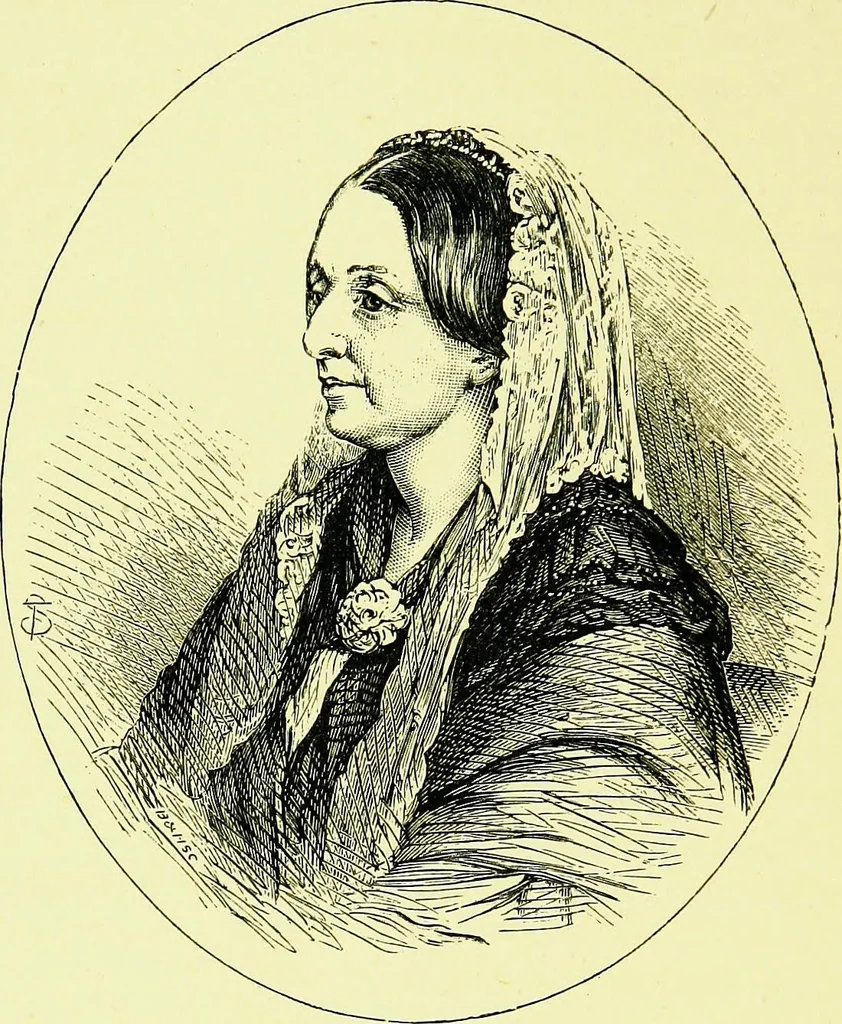 An illustration from A book of memories of great men and women of the age, from personal acquaintance, 1877, leaf 232