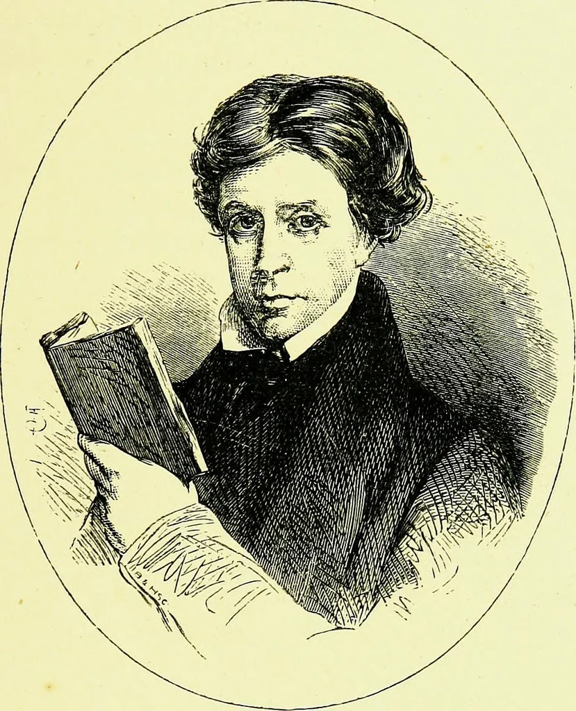An illustration from A book of memories of great men and women of the age, from personal acquaintance, 1877, leaf 261