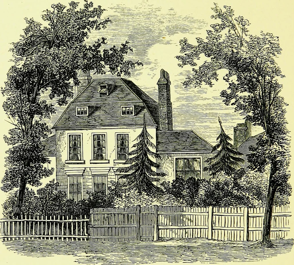 An illustration from A book of memories of great men and women of the age, from personal acquaintance, 1877, leaf 262