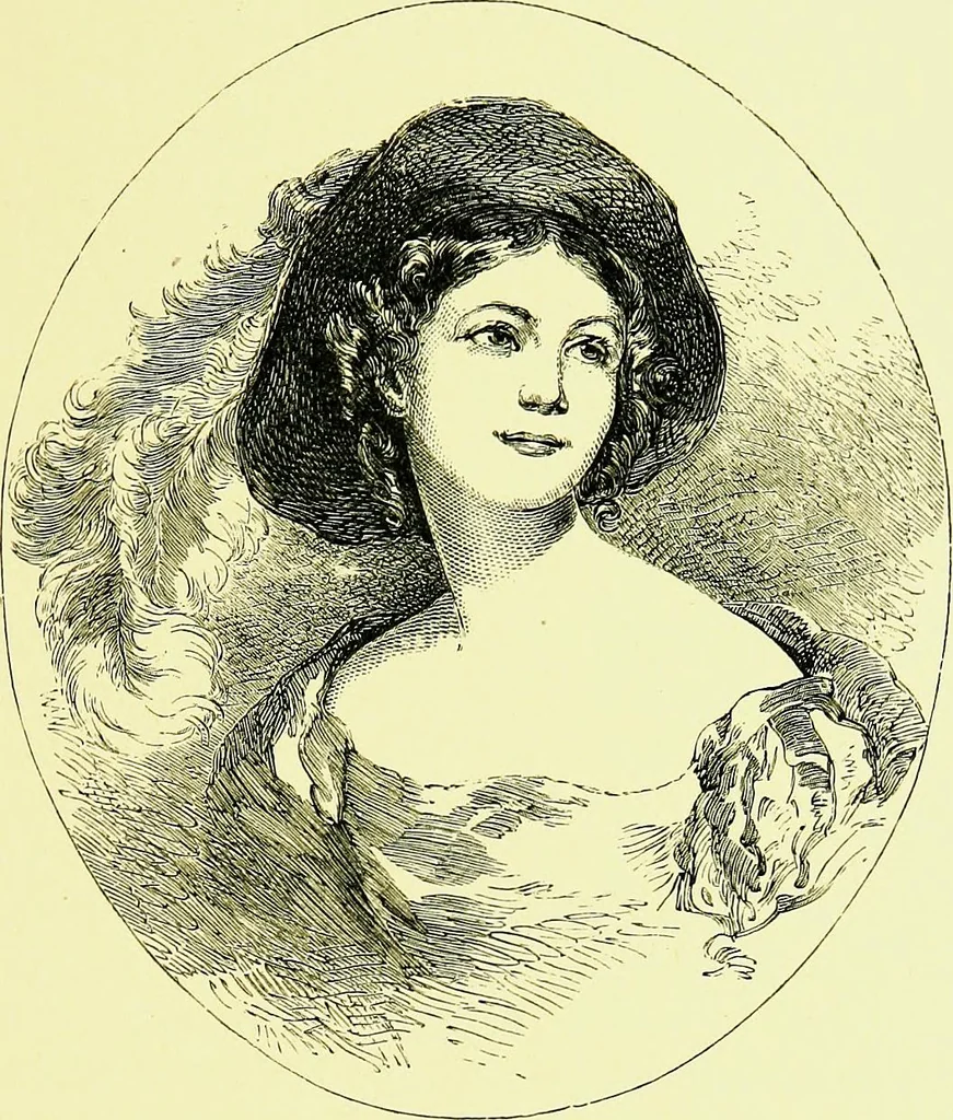 An illustration from A book of memories of great men and women of the age, from personal acquaintance, 1877, leaf 283