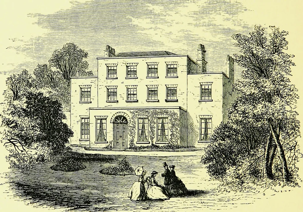 An illustration from A book of memories of great men and women of the age, from personal acquaintance, 1877, leaf 286