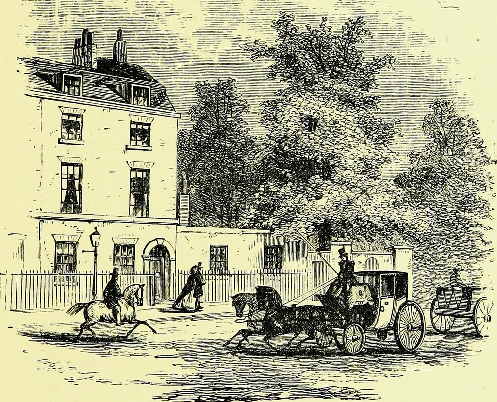 An illustration from A book of memories of great men and women of the age, from personal acquaintance, 1877, leaf 291