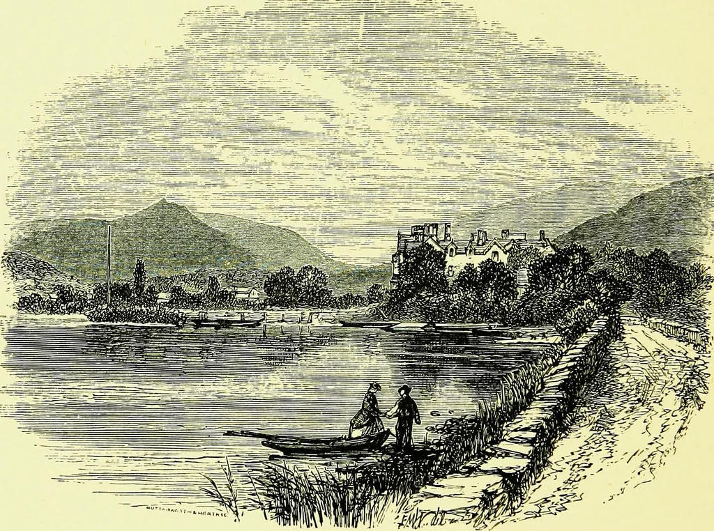 An illustration from A book of memories of great men and women of the age, from personal acquaintance, 1877, leaf 322