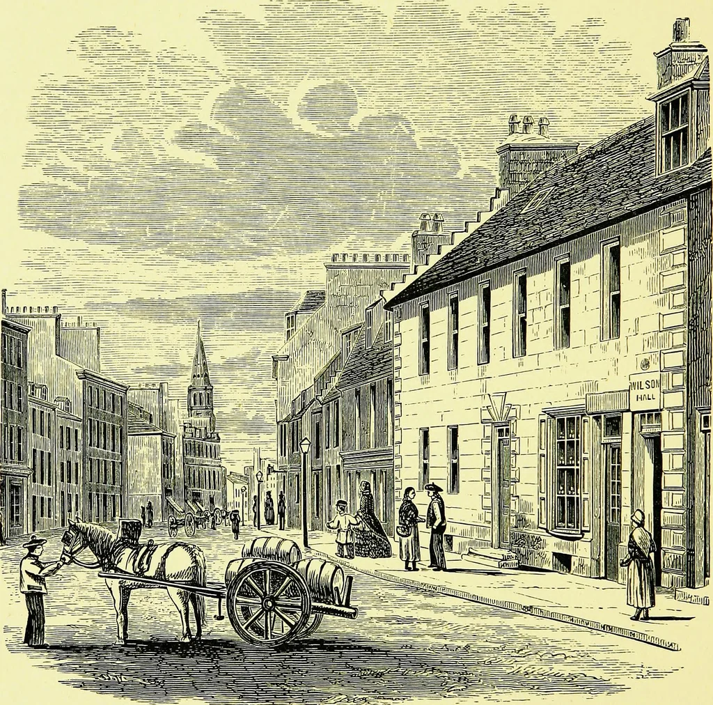 An illustration from A book of memories of great men and women of the age, from personal acquaintance, 1877, leaf 342